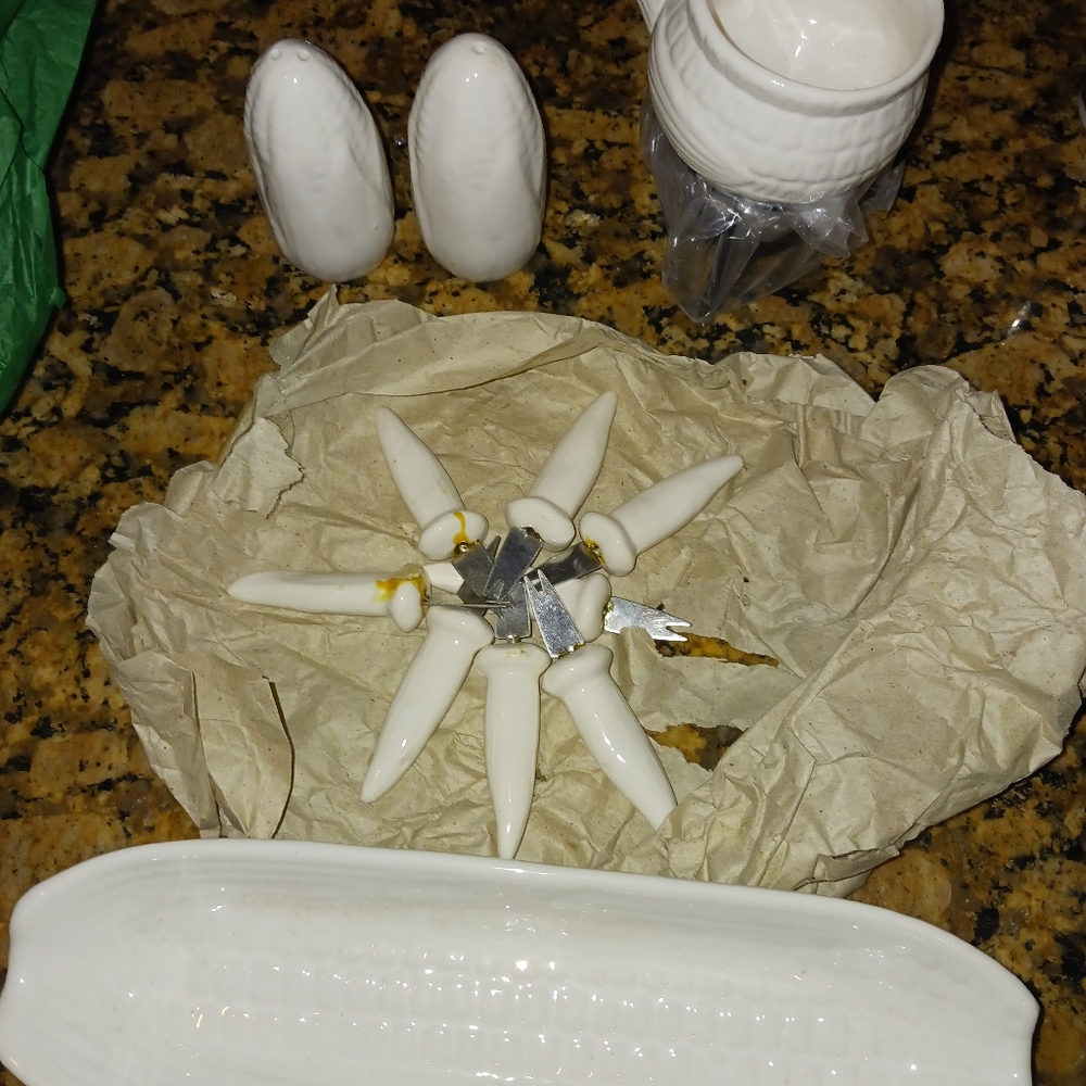 Corn serving set - Picture 2 of 4